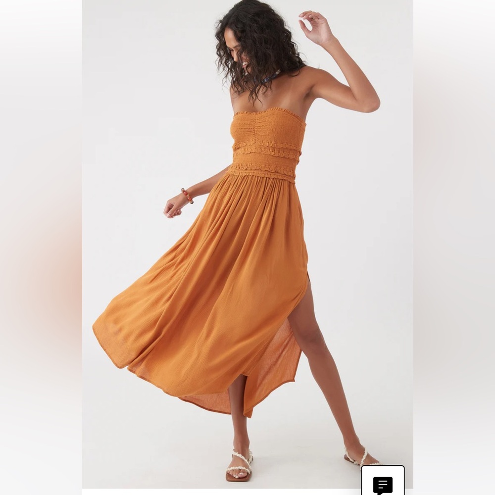 O'Neill Rustic Orange midi Dress